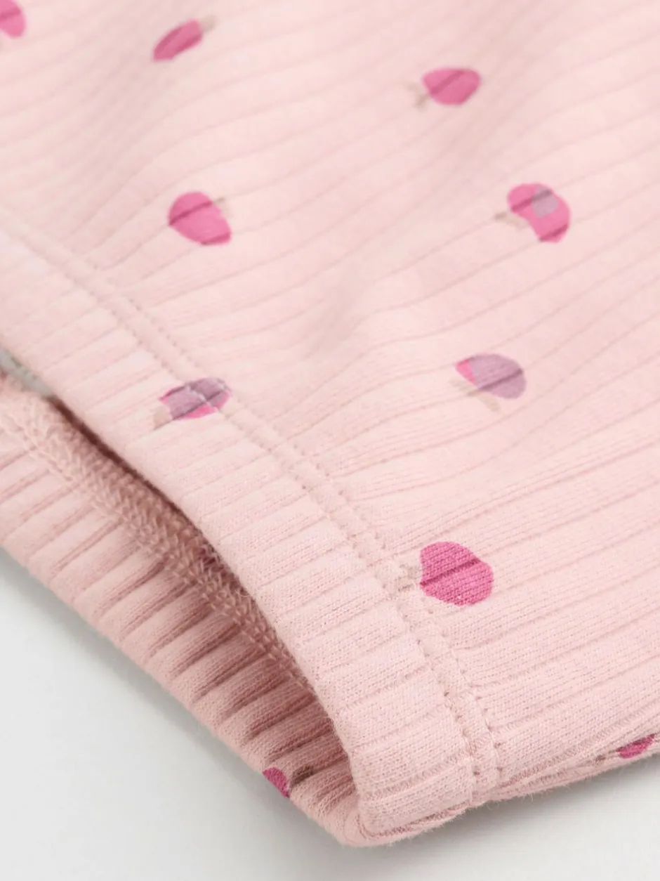 Next Pink/ Cream/ Brown Print Long Sleeve Top And Leggings Set 6 Piece (0mths-3yrs) Online
