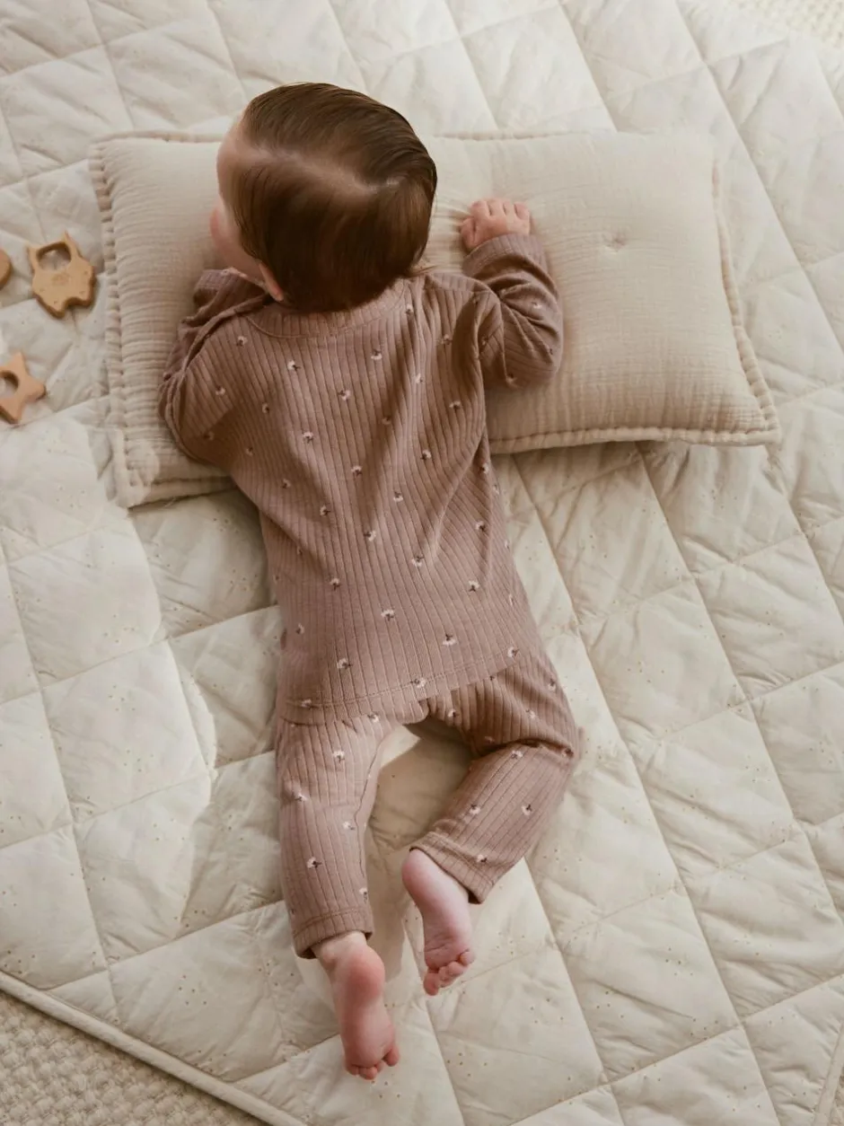 Next Pink/ Cream/ Brown Print Long Sleeve Top And Leggings Set 6 Piece (0mths-3yrs) Online