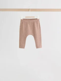 Next Pink/ Cream/ Brown Print Long Sleeve Top And Leggings Set 6 Piece (0mths-3yrs) Online