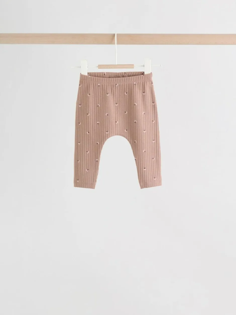 Next Pink/ Cream/ Brown Print Long Sleeve Top And Leggings Set 6 Piece (0mths-3yrs) Online
