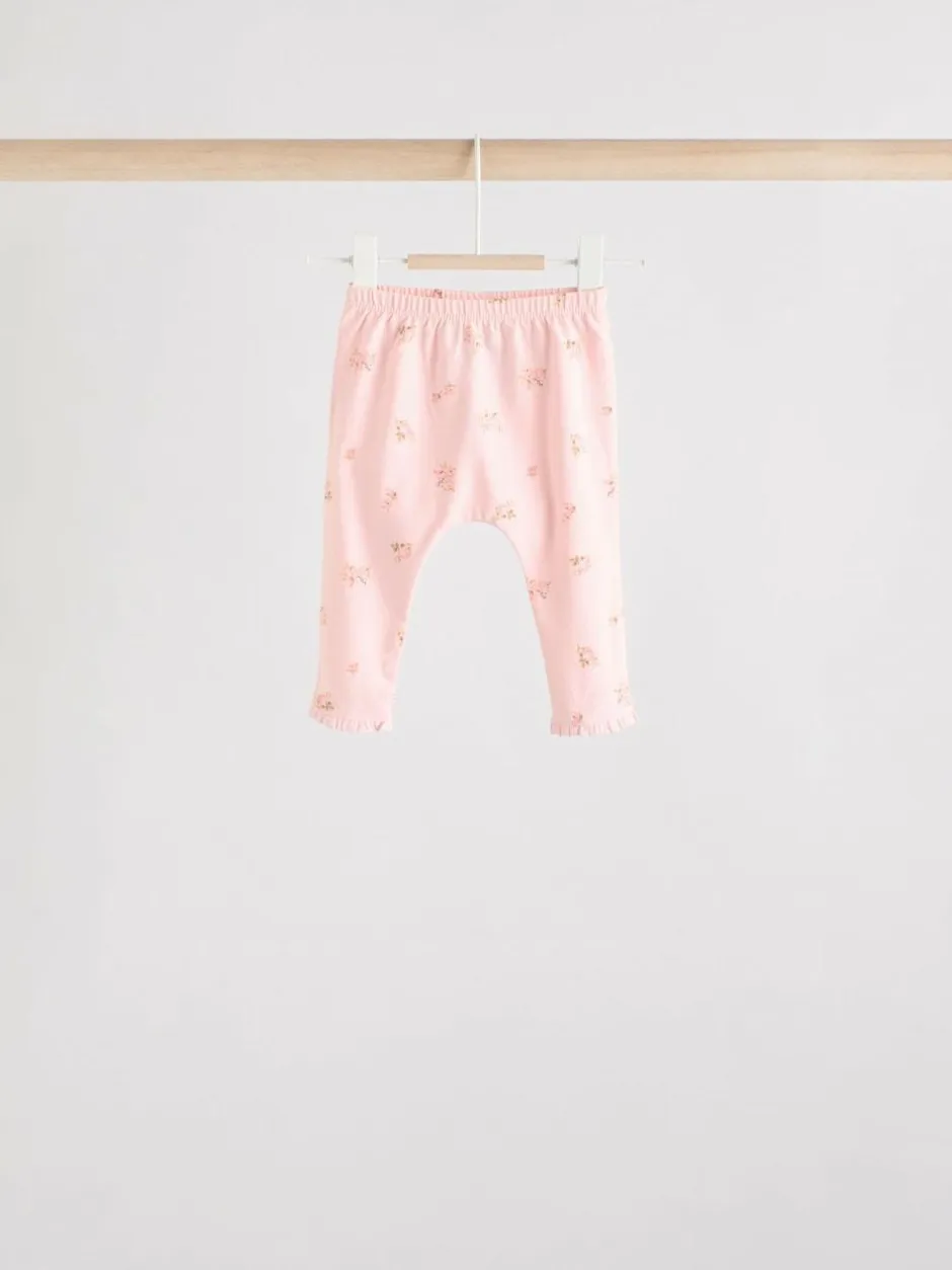 Next Pink/ Cream/ Bunny Character Long Sleeve Top And Leggings Set 6 Piece (0mths-3yrs)