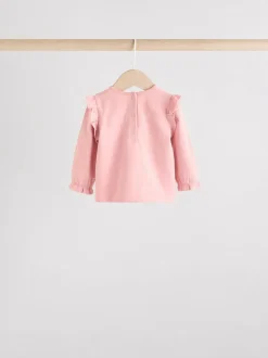 Next Pink/ Cream/ Bunny Character Long Sleeve Top And Leggings Set 6 Piece (0mths-3yrs)