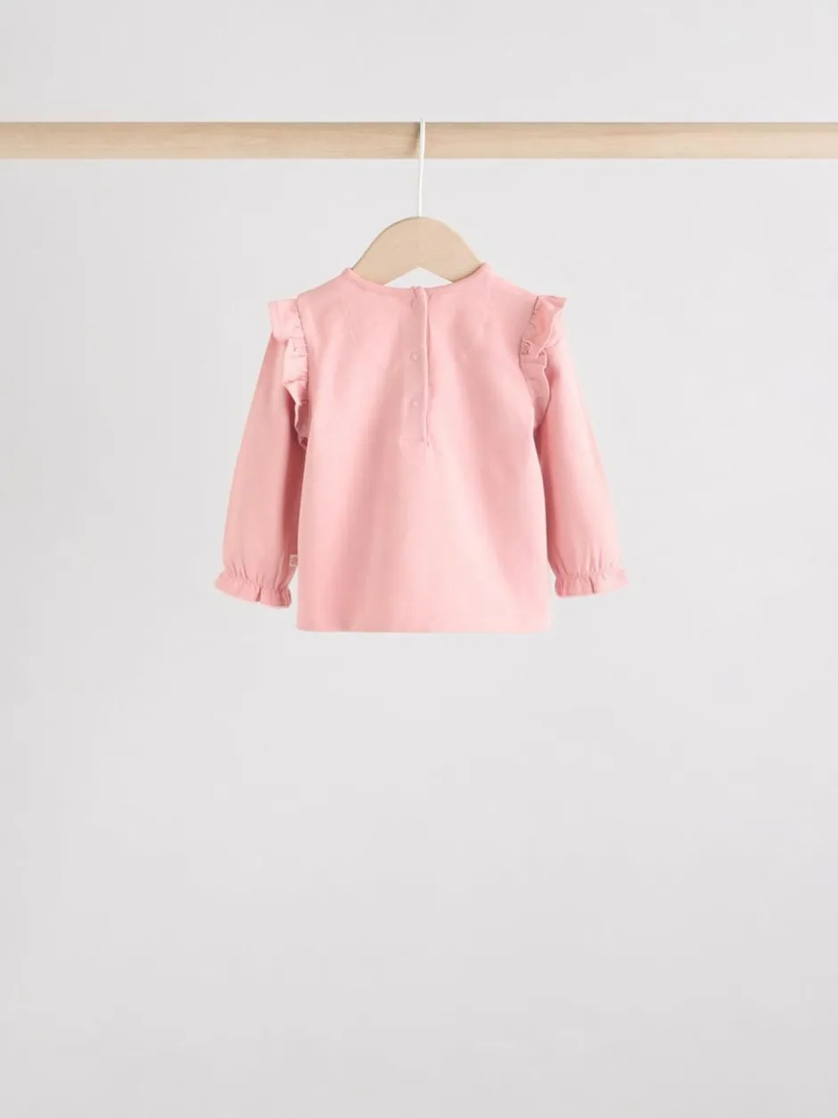 Next Pink/ Cream/ Bunny Character Long Sleeve Top And Leggings Set 6 Piece (0mths-3yrs)