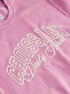 Next Sweatshirt Pink Croissant Discount