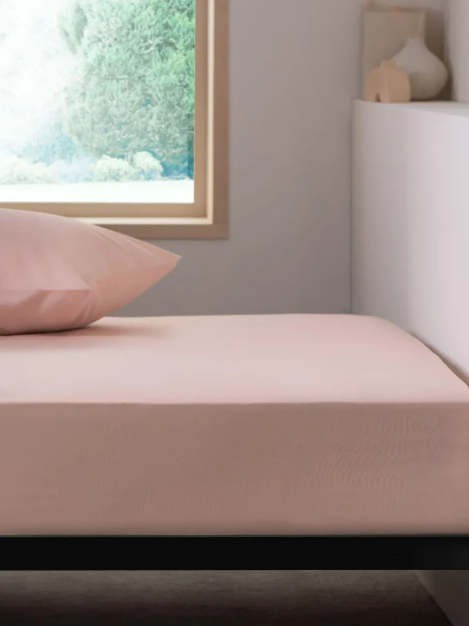 Next Pink Easy Care Polycotton Fitted Sheet Discount