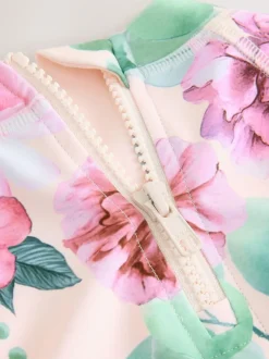 Next Sunsafe Swim Set (3mths-7yrs) Pink Floral Print Outlet
