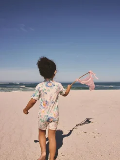 Next Pink Floral Print Sunsafe Swimsuit (3mths-10yrs)