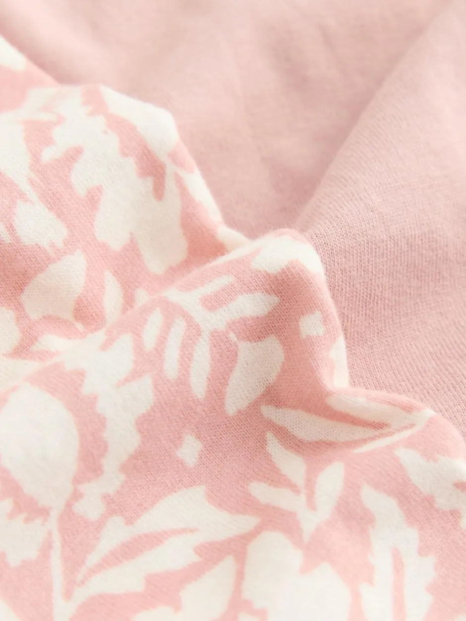 Next Pink Floral Short Sleeve Pyjamas Online