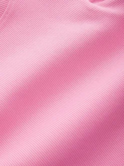 Next Frill Shoulder Ribbed Vest (3mths-7yrs) Pink Best