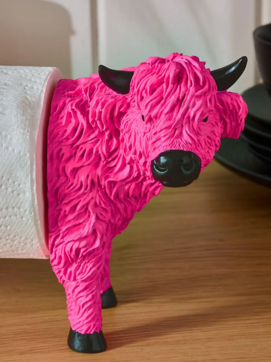 Next Hamish Kitchen Roll Holder Pink Clearance