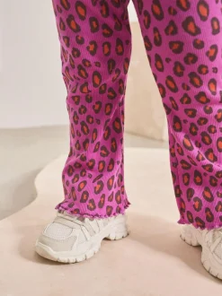 Next Sweatshirt & Flare Leggings Set (3mths-7yrs) Pink Heart Animal Print Discount