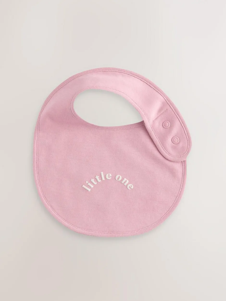 Next Pink Heart Baby Bibs 5 Pack Best