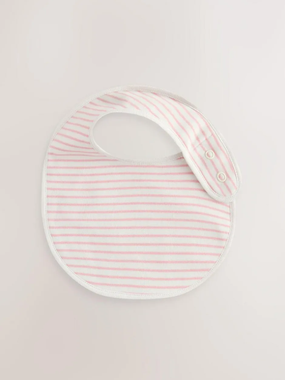 Next Pink Heart Baby Bibs 5 Pack Best