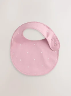 Next Pink Heart Baby Bibs 5 Pack Best