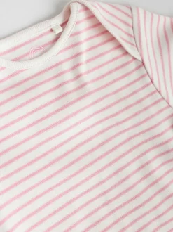Next Pink Heart Baby Short Sleeve Bodysuits 5 Pack Sale