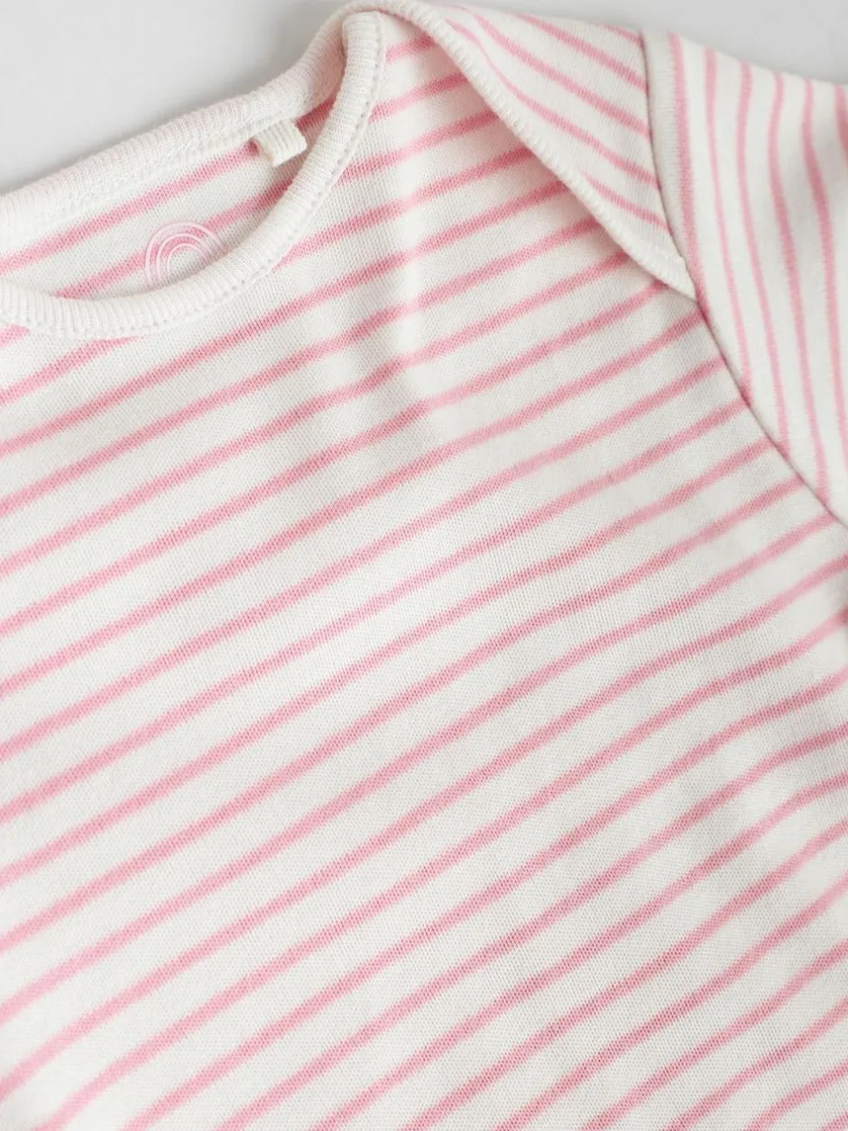 Next Pink Heart Baby Short Sleeve Bodysuits 5 Pack Sale