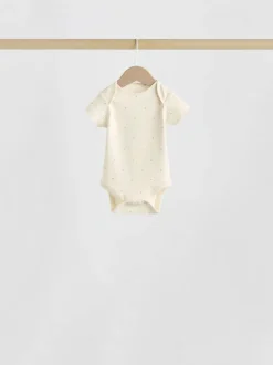 Next Pink Heart Baby Short Sleeve Bodysuits 5 Pack Sale