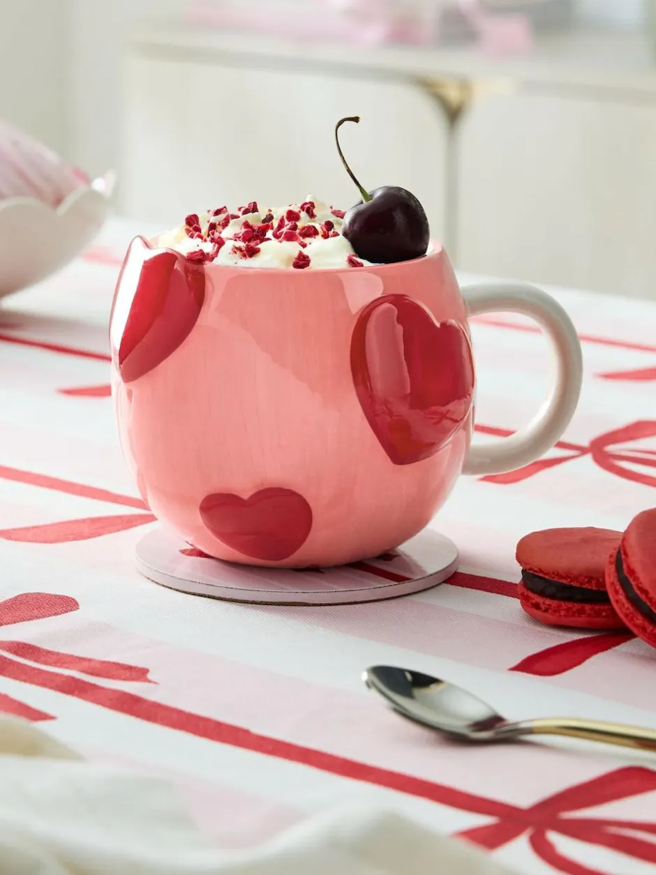 Next Pink Heart Mug Clearance