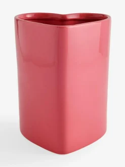 Next Pink Heart Shaped Bin New