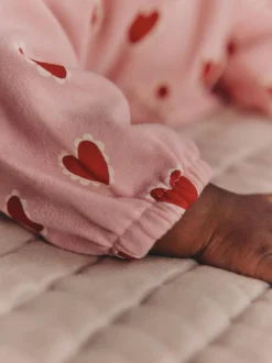 Next Pink Heart Top & Leggings Set 2 Piece (0mths-2yrs) Online