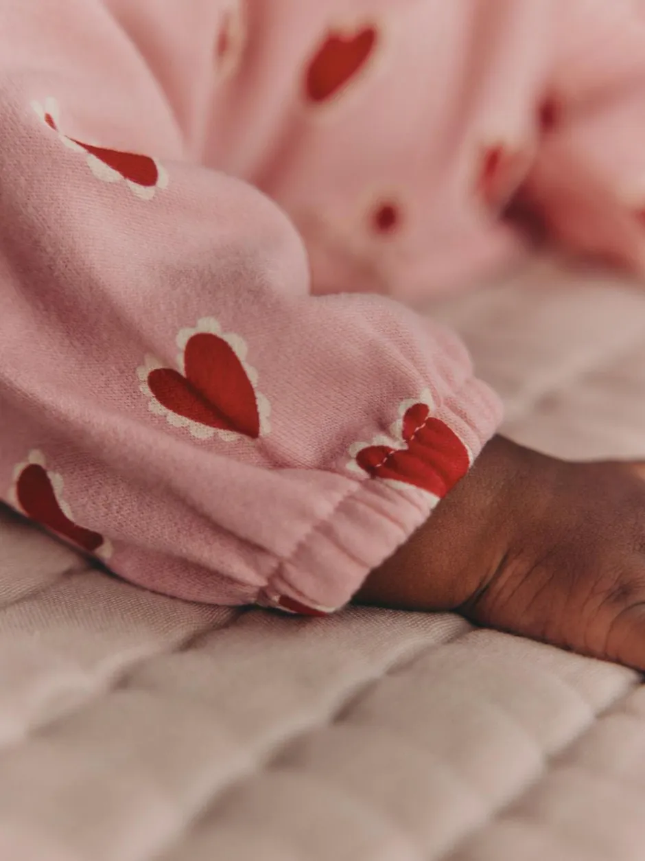 Next Pink Heart Top & Leggings Set 2 Piece (0mths-2yrs) Online