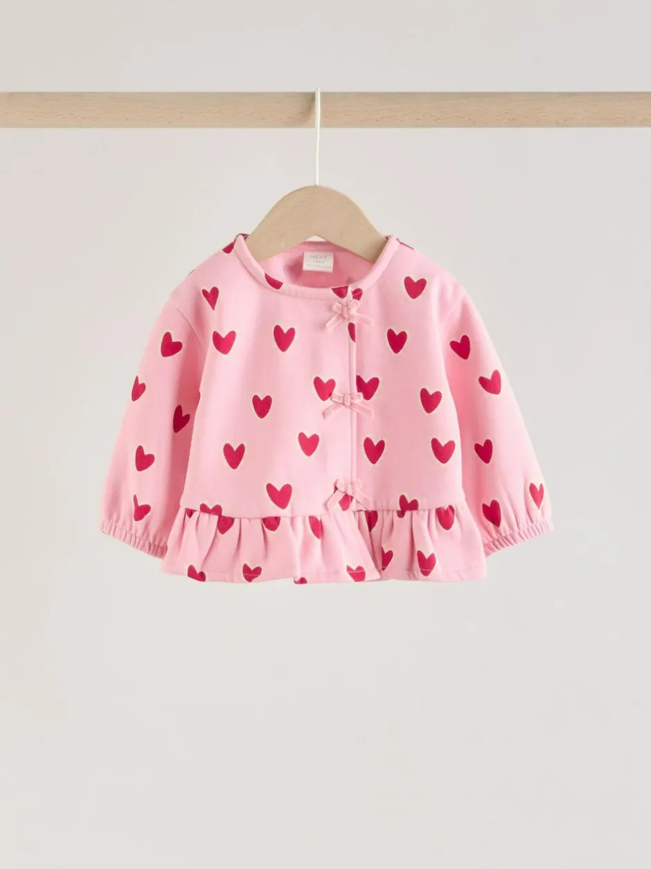 Next Pink Heart Top & Leggings Set 2 Piece (0mths-2yrs) Online