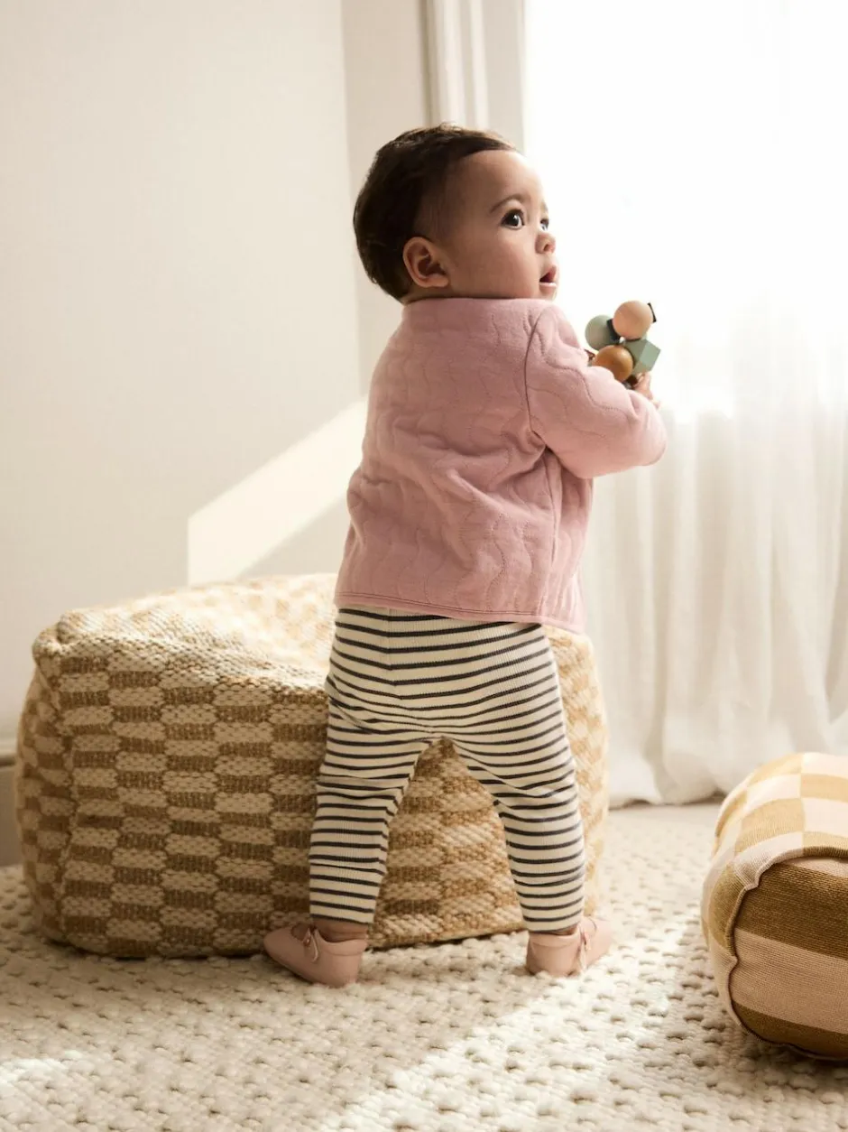 Next Jersey Quilted Baby Jacket (0mths-2yrs) Pink New
