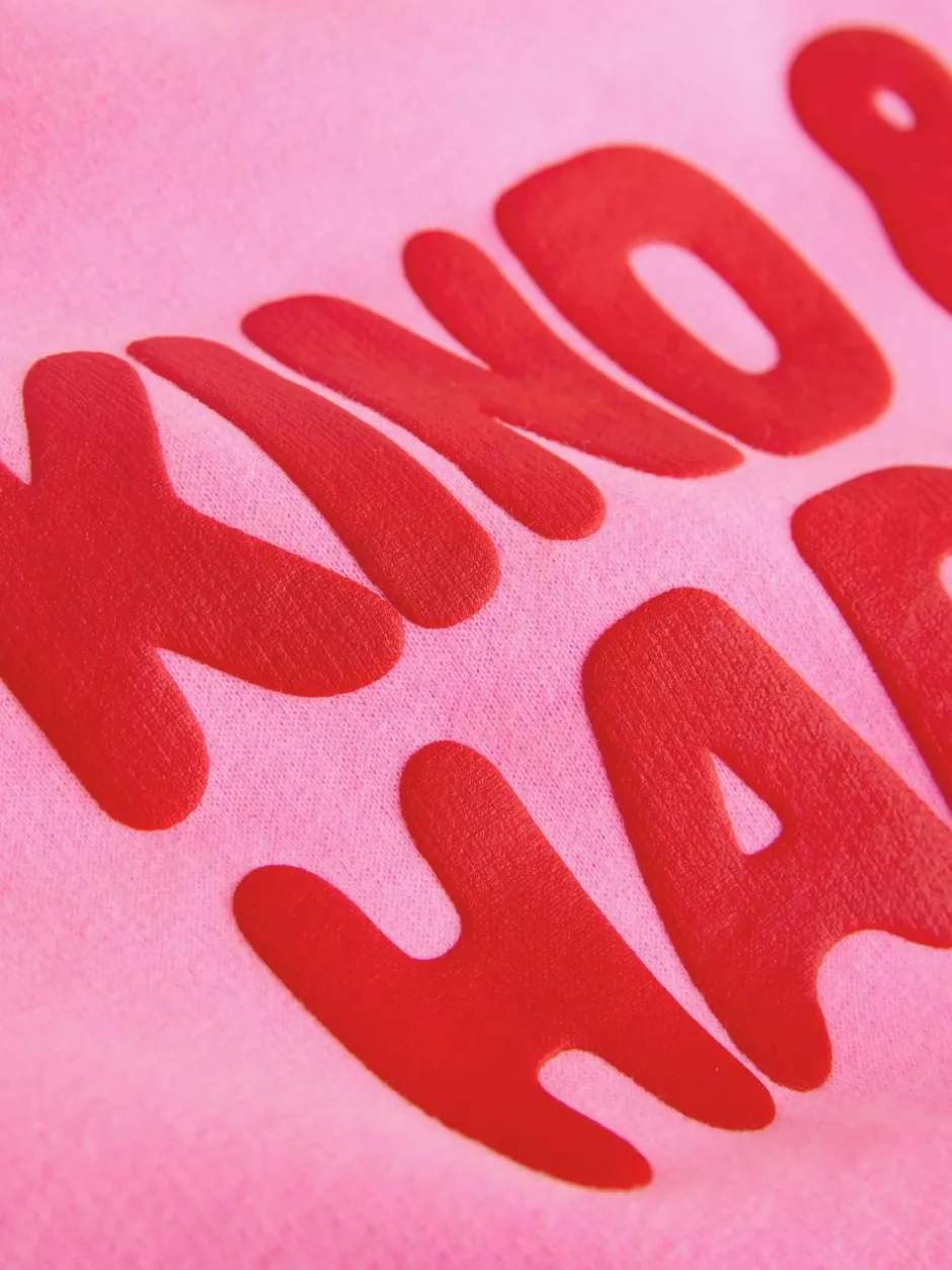 Next Pink Kind & Happy Crew Neck Sweatshirt (3mths-7yrs) Pink Kind & Happy Hot