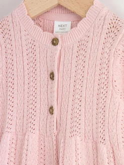 Next Knitted Baby Dress (0mths-2yrs) Pink Online