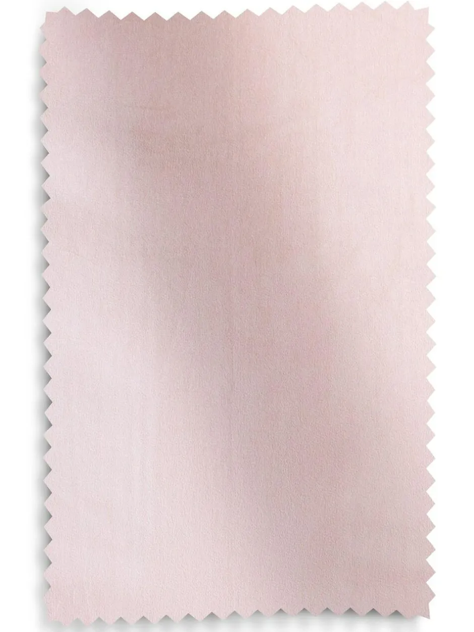 Next Pink Light Rose Matte Velvet Blackout/Thermal Curtains