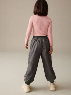 Next Pink Long Sleeve Ribbed Top (3-16yrs)