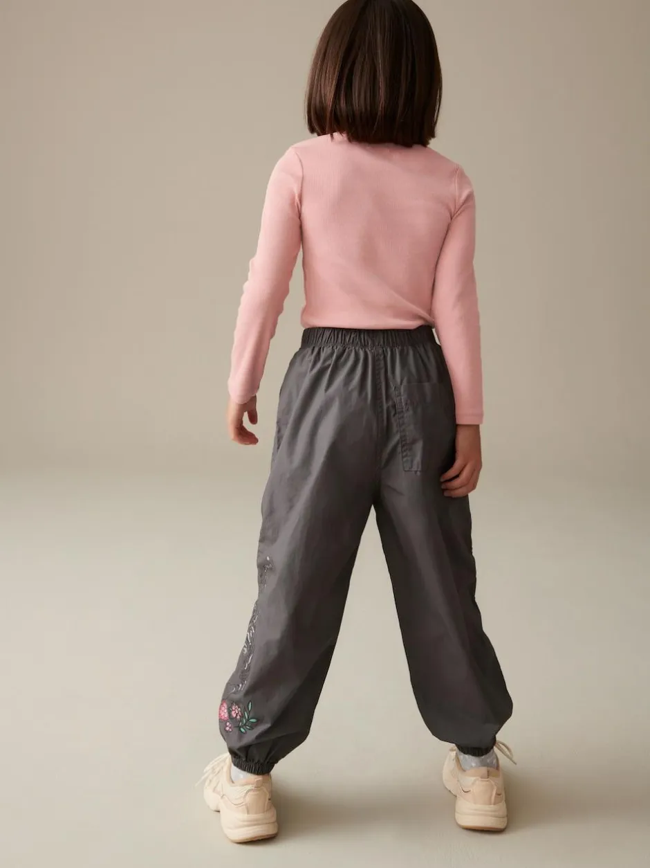 Next Pink Long Sleeve Ribbed Top (3-16yrs)