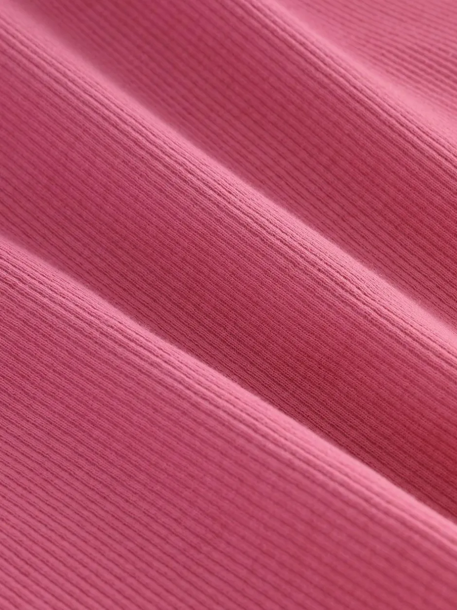 Next Pink Long Sleeve Ribbed Tops 3 Pack (3-16yrs) Online