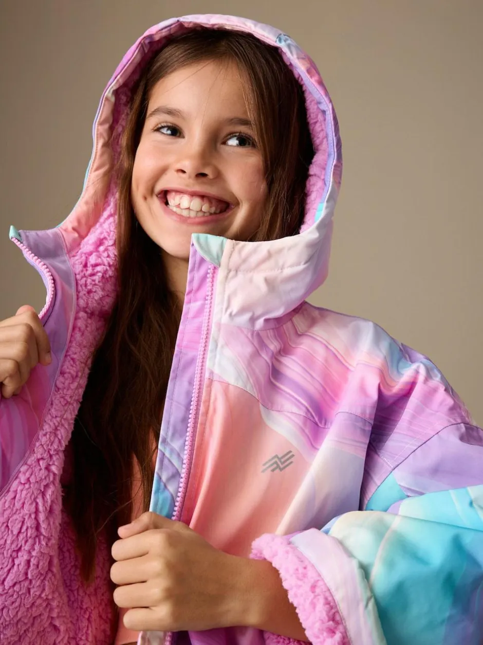 Next Waterproof Changing Robe (3-16yrs) Pink Marble