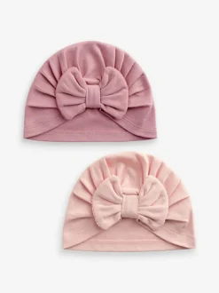 Next 2 Pack Baby Turbans (0-18mths) Pink modern Best