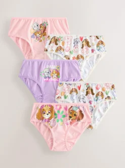 Next Pink Paw Patrol Briefs 5 Pack (2-8yrs) Sale