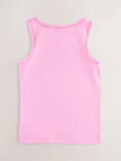 Next Pink Peppa Pig 3 Pack Classic Vests (1.5-8yrs) Outlet