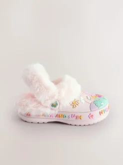 Next Pink Peppa Pig Cosy Lined Slipper Clogs Clearance