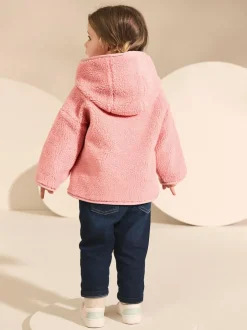 Next Popper Fleece (3mths-7yrs) Pink Hot