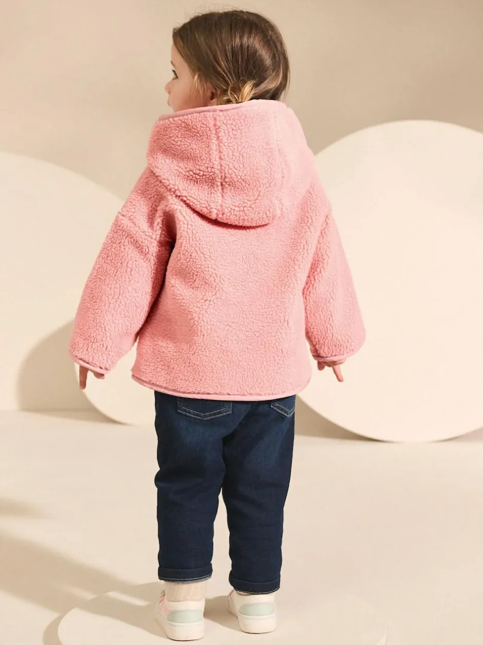 Next Popper Fleece (3mths-7yrs) Pink Hot