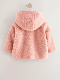 Next Popper Fleece (3mths-7yrs) Pink Hot