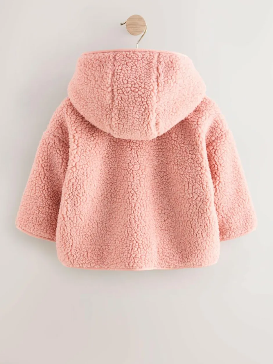 Next Popper Fleece (3mths-7yrs) Pink Hot