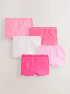 Next Short Briefs 5 Pack (2-16yrs) Pink New