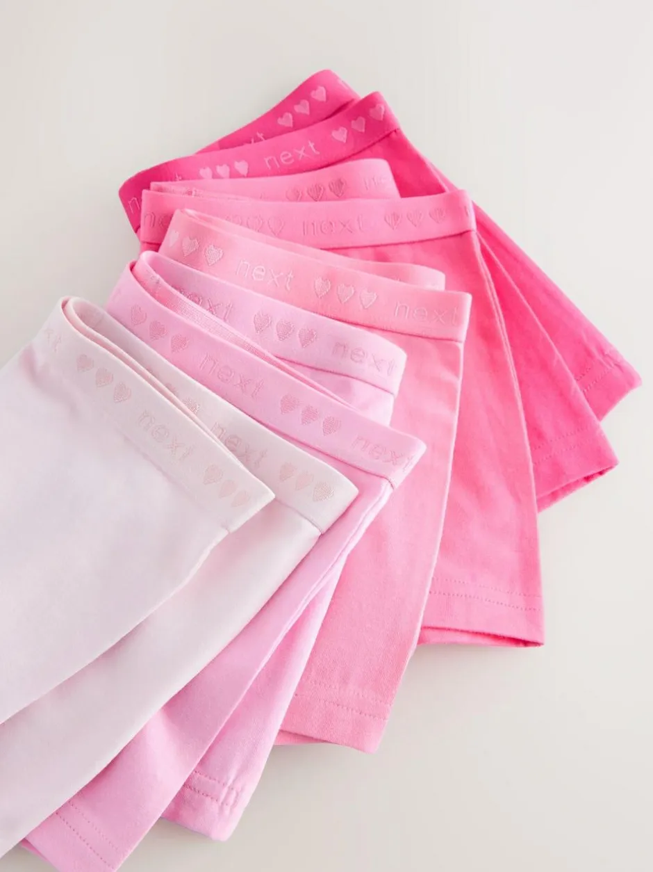 Next Short Briefs 5 Pack (2-16yrs) Pink New