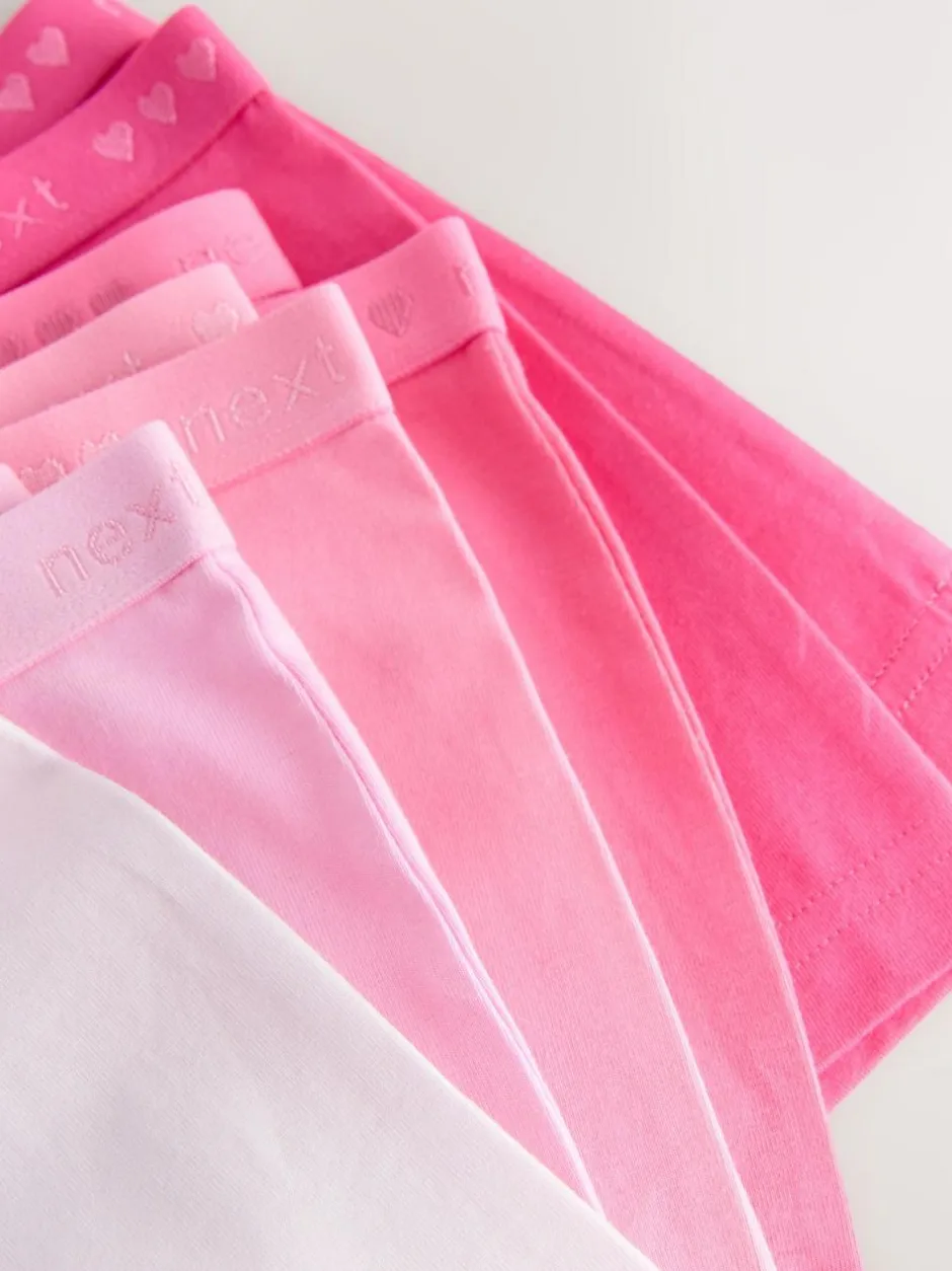 Next Short Briefs 5 Pack (2-16yrs) Pink New
