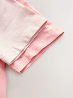 Next Short Sleeve Vests 2 Pack (1.5-12yrs) Pink Hot