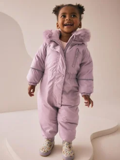 Next Shower Resistant Snowsuit (3mths-7yrs) Pink