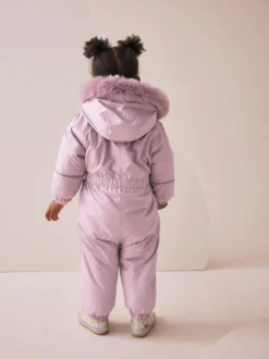 Next Shower Resistant Snowsuit (3mths-7yrs) Pink