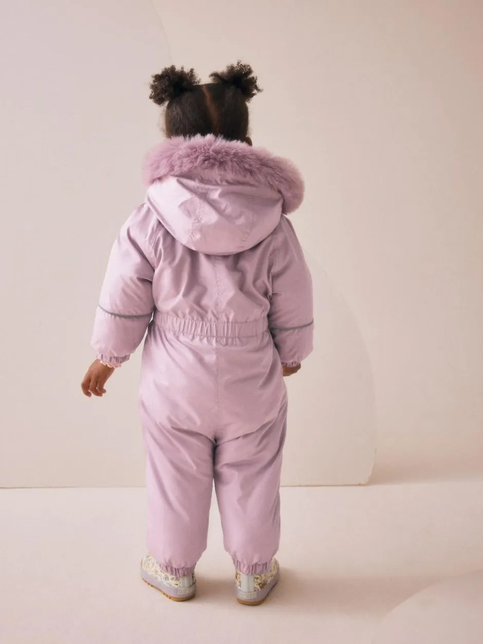 Next Shower Resistant Snowsuit (3mths-7yrs) Pink