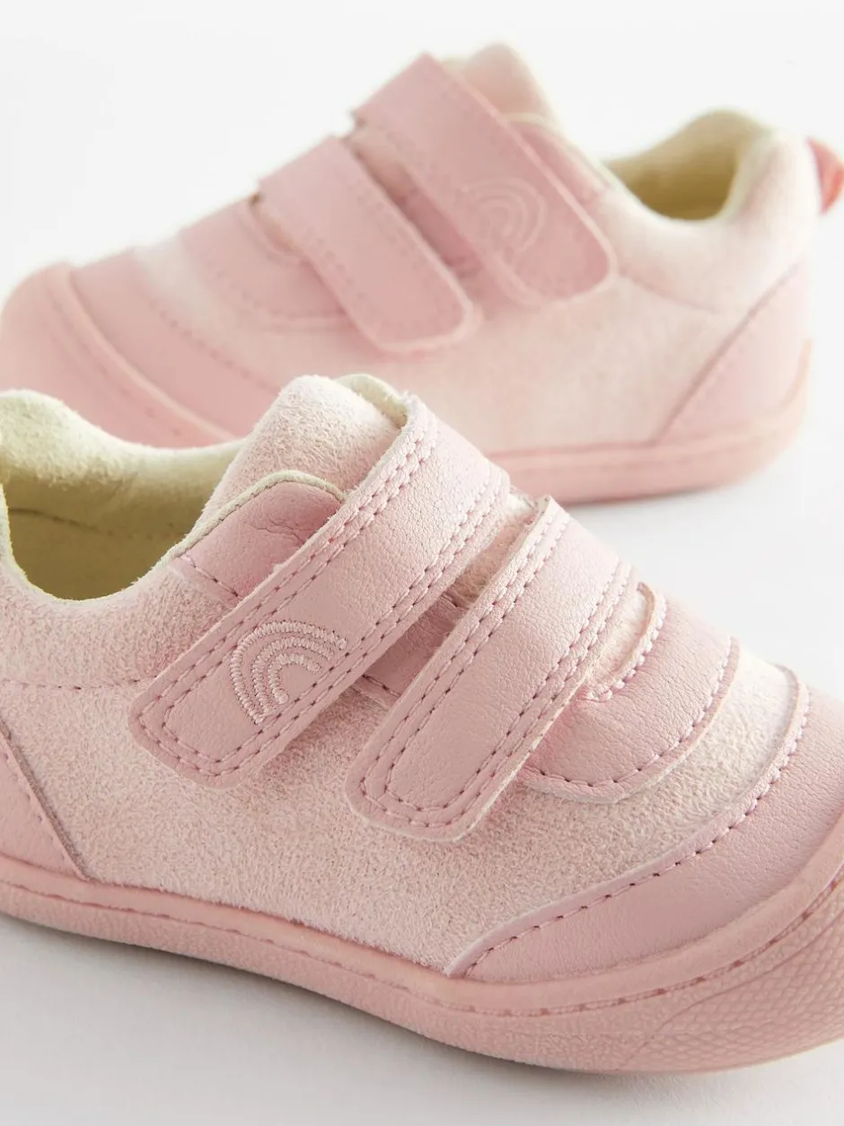 Next Pink Standard Fit (F) Crawler Trainers